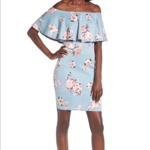 NWT Nordstrom soprano off the shoulder dress
